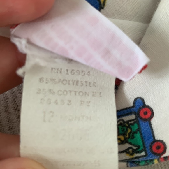 VTG boys trains button down shirt 90s Y2K - Picture 5 of 6